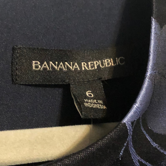 NWT Banana Republic Navy Shift Dress Size 6 - Picture 4 of 7